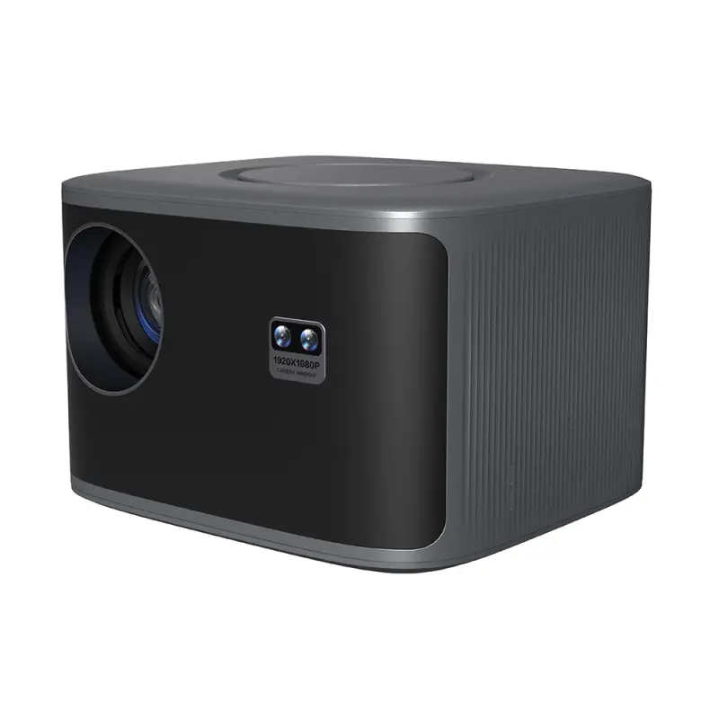 Modern Design AK40 3D Mini Movie Video Projector Lens, LCD Smart Touch Panel Projector Android 4K Beamer