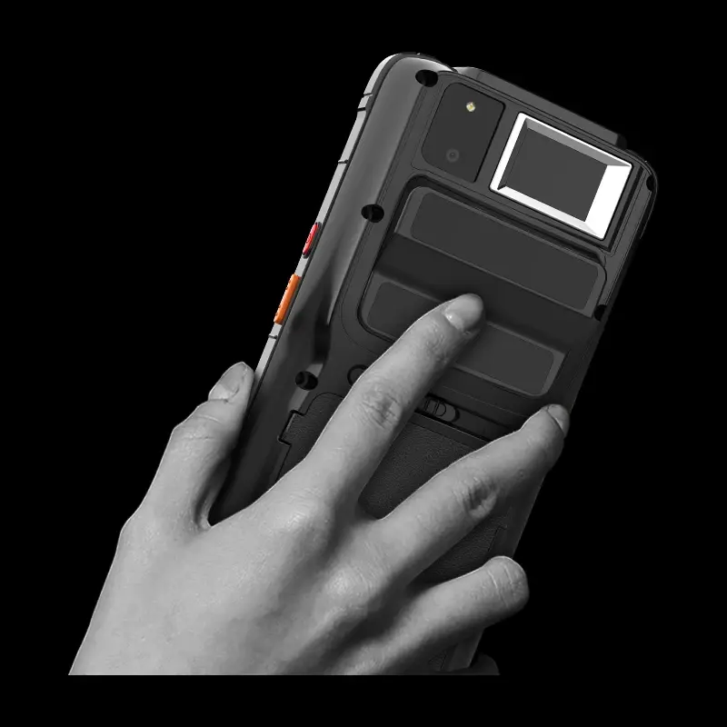 Android handheld Data Terminal with Iris Scanner Biometric Fingerprint Recognition for attendance and access control management