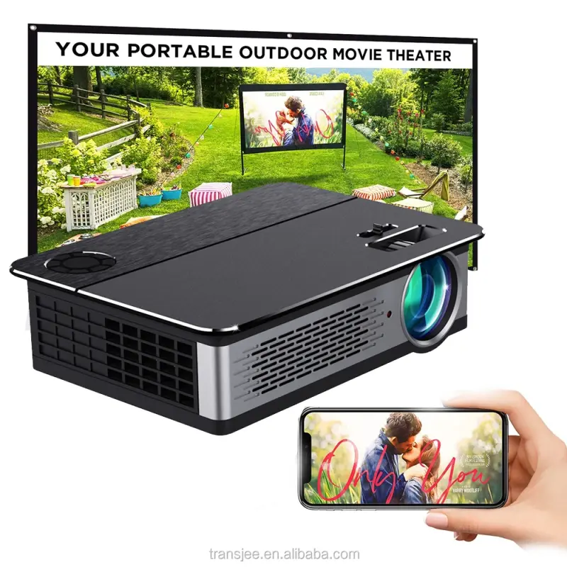 High Quality mini led movie projector tv beamer led video laser projector wifi 4k android projector