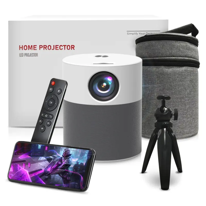 P40 Full HD Native 1080P Lcd Projector Smart Android Wifi Projector Support 4K Portable LED Proyector Home Theater Beamer