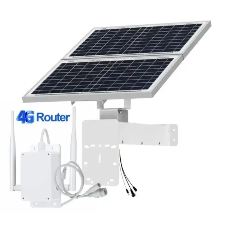 Outdoor 30W 20Ah Solar Power Wireless Battery 4G Wifi For Cctv Camera Lte 3G 4G Router