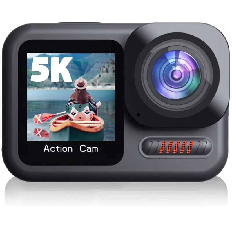 2023 5K 4K 60FPSWiFi  EIS Outdoor sports DV EIS Dual Screen Touch Body Waterproof Action Camera for Vlog