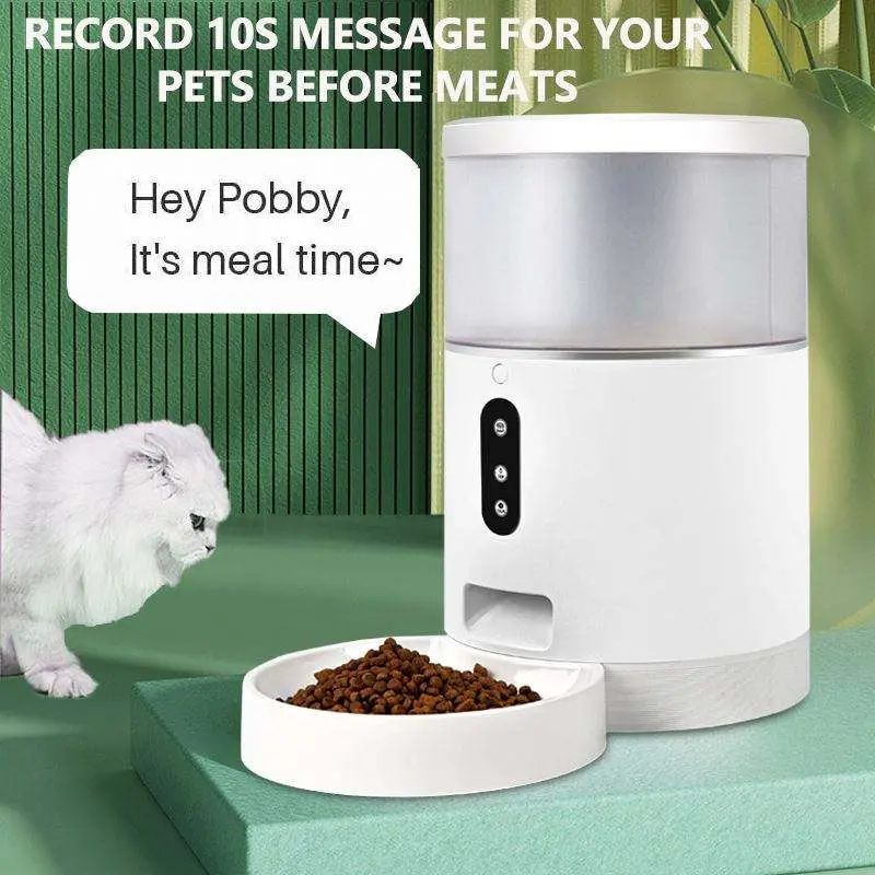 KOALA Remote Control Smart Wifi Camera Pet Food Dispenser 7L Feeder Automatic Pet
