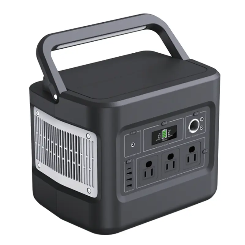 Outdoor 1000W Portable Power Station LiFePo4 Battery BMS Protection, 1024Wh AC DC TYPE-C PD60W