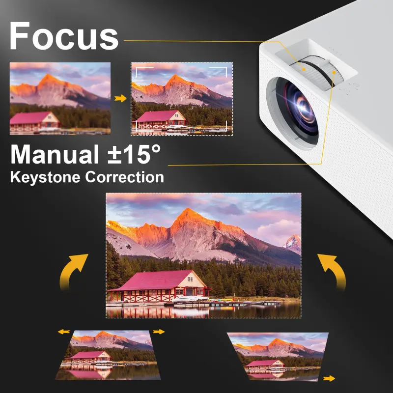 XJK 4k Mini Projectors Home Theater Beamer Durable Portable Projector Smart Full Hd Home Cheap Screen Small Lcd Light Projectors
