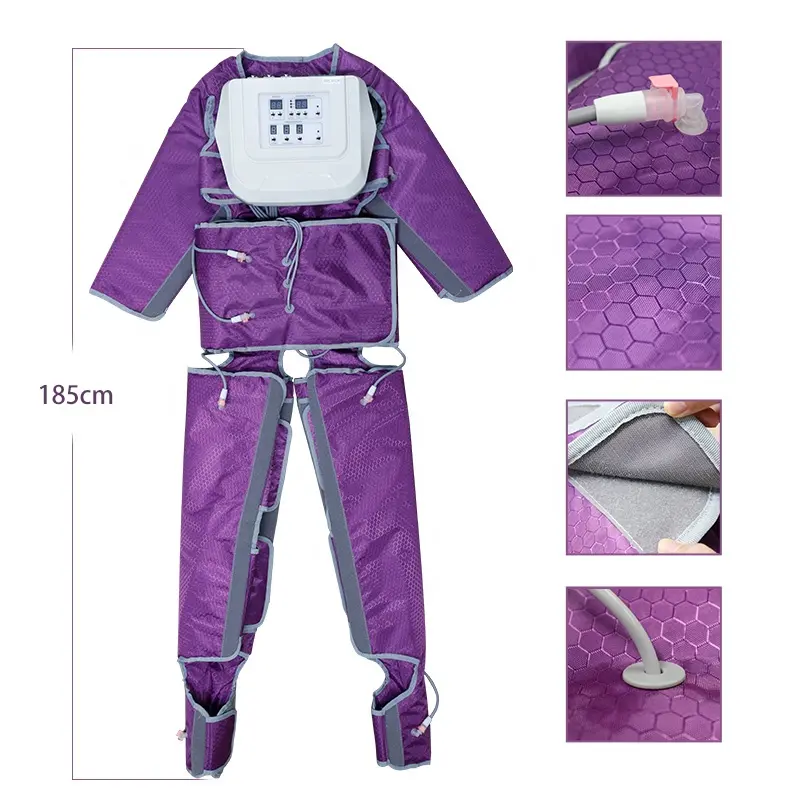 Fitness weight loss Body Slim Sauna Suit pressotherapy lymphatic drainage machine