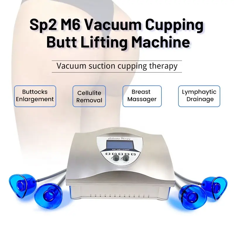 Star-vac Sp2 M6 Vacuum Roll Suction Cup Therapy Slimminig Machine Vacuum Roller Lymphatic Drainage Butt Lifting Breast Massager