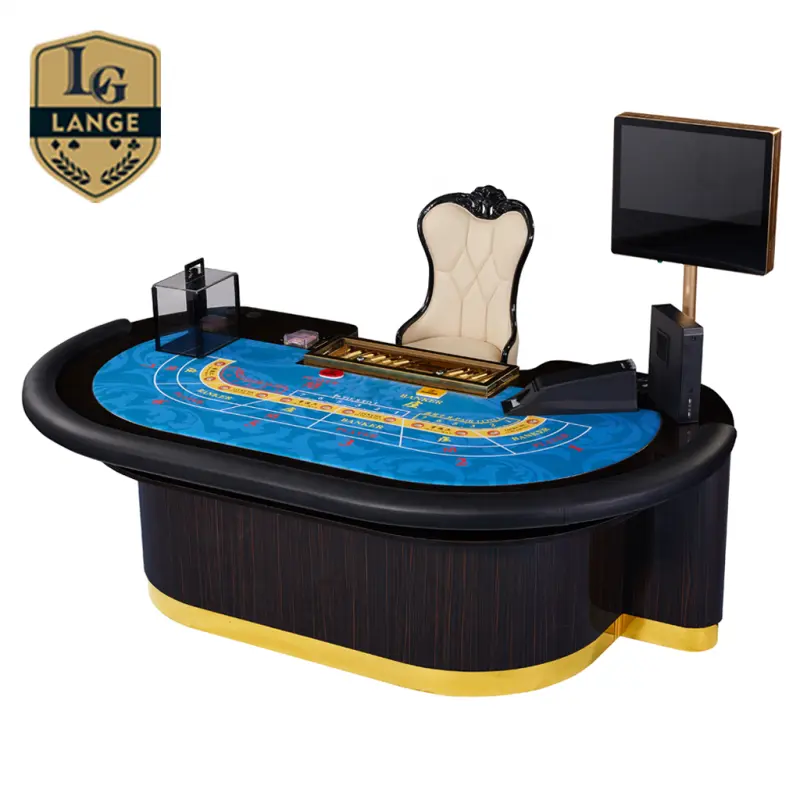 New Custom Blackjack Table Cloth Casino Gaming Table with USB Inrterface