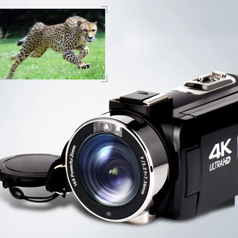 High Quality 4K HD Night Vision Live Camcorder DV Digital Camera WiFi Version 48MP Photo with 3.0 inch LCD Screen