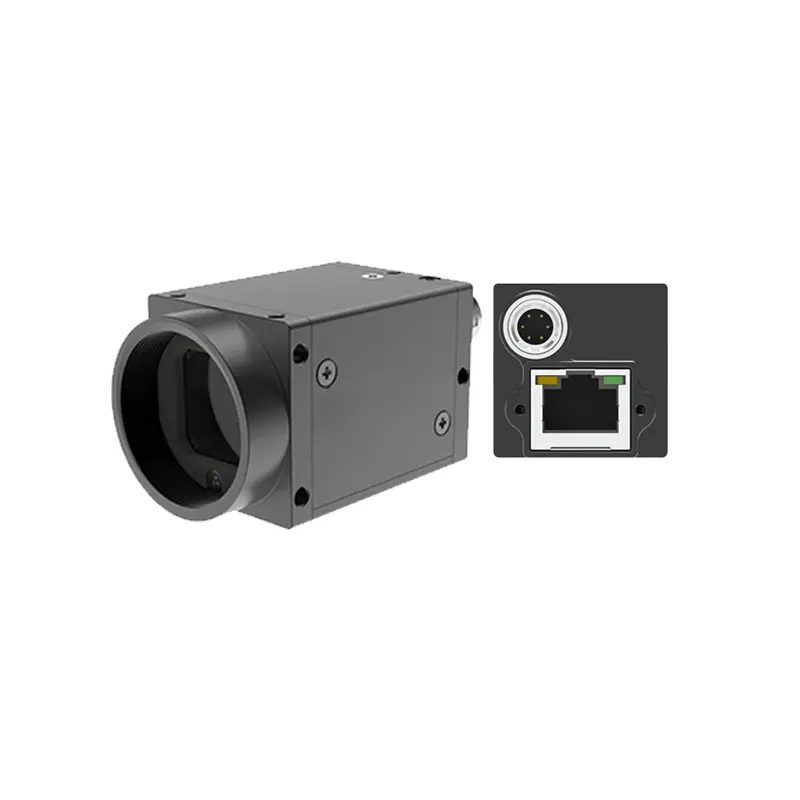 High Resolution Professional Camera 10MP 8fps GigE Vision with Rolling Shutter for Machine Vision Inspection