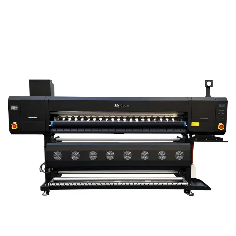 64inch Large Format Digital 4 and 6 head i3200 Dye Sublimation Printer for textiles polyester jersey fabrics