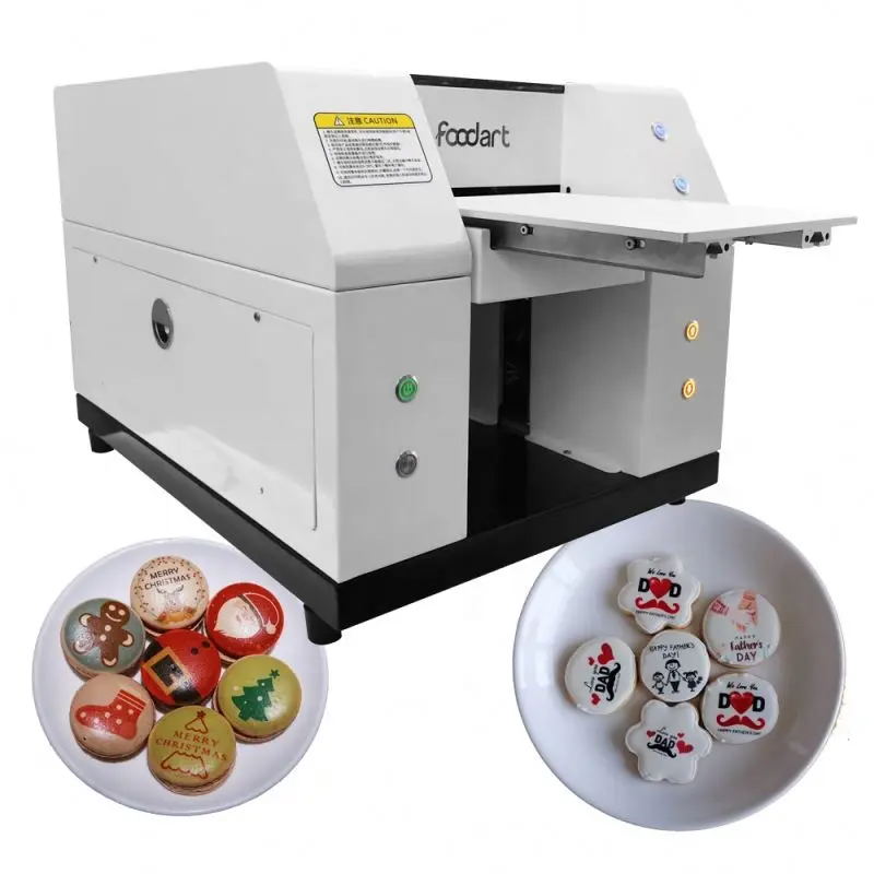 Multi Color Digital Food Printer For DIY Cookie Edible Food Printing Machine For Bake Shop