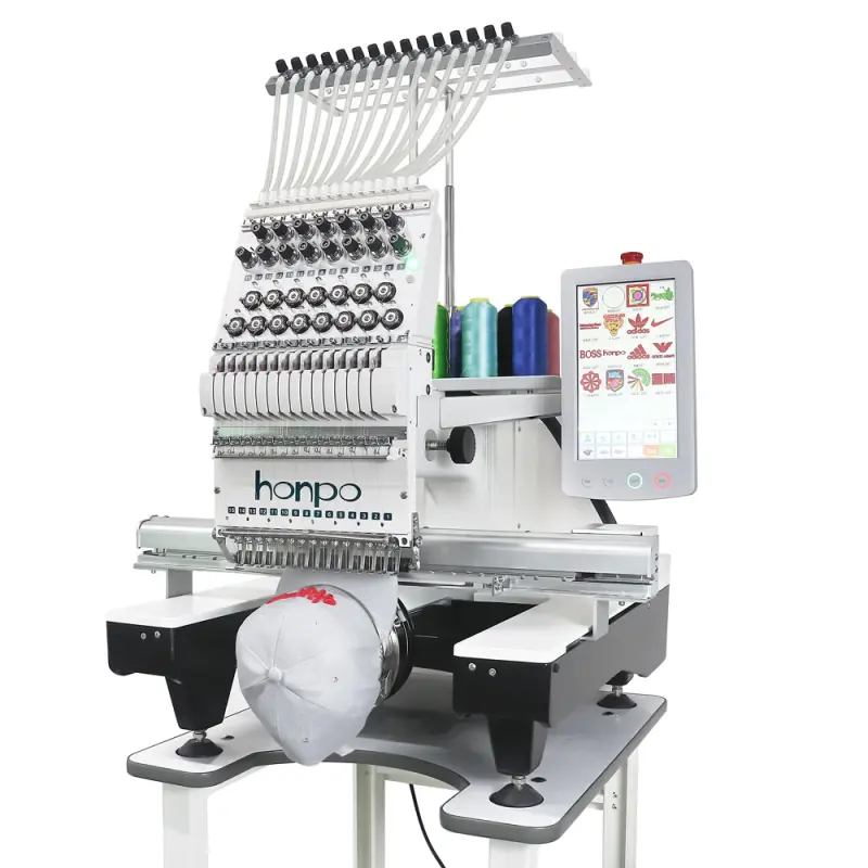 Multifunctional single head 15 needles computerized embroidery machine with good price