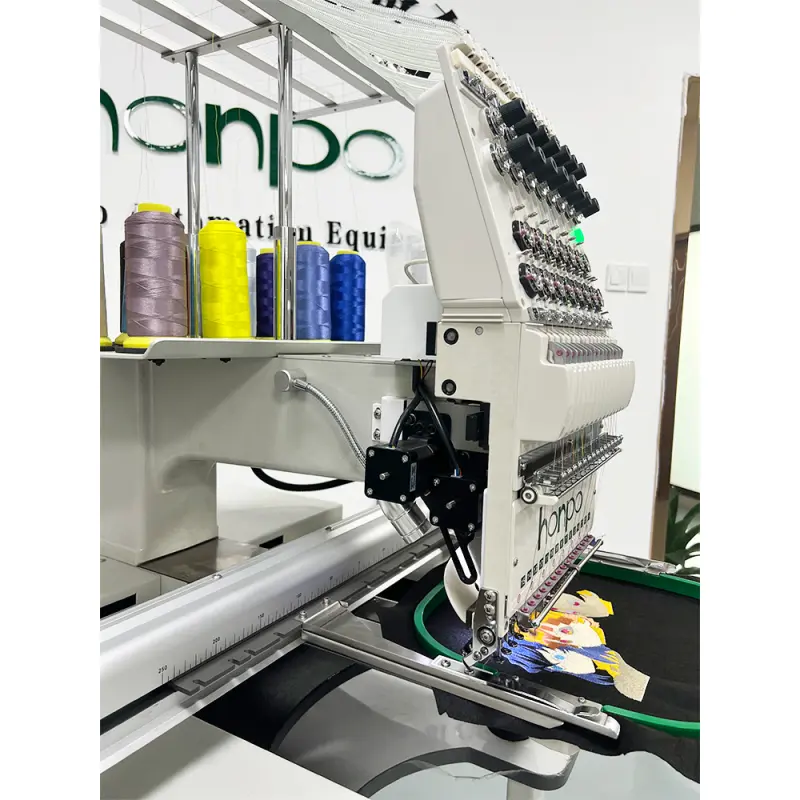 Multifunctional single head 15 needles computerized embroidery machine with good price