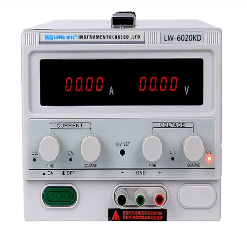 LW-6020KD 60V 20A DC Stabilized Power Supply LED Display Precision Digital Adjustable Switching for Laboratory Testing