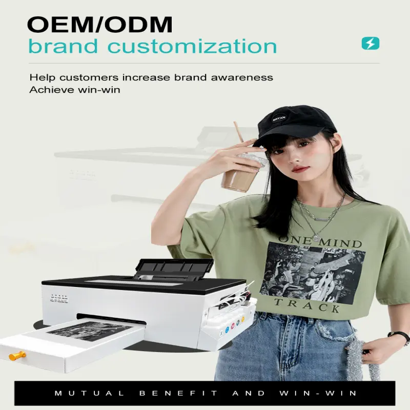 The cheapest machine A4 Size Heat Transfer Digital Printing Machine for T-shirt Printing  L805-B  DTF Printer