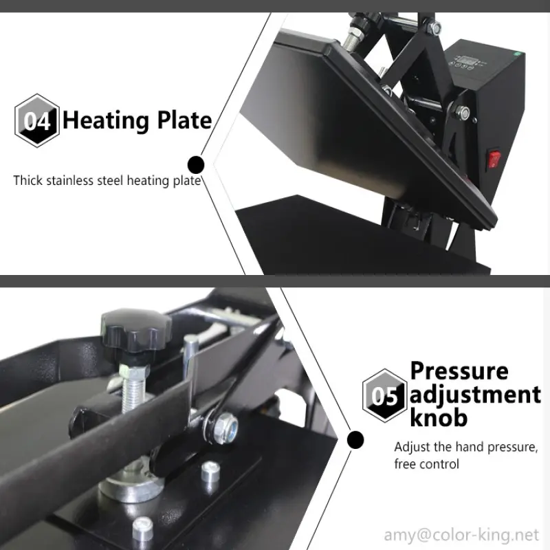 t shirt heat press machine 38cm x 38cm High Pressure Heat Press For T-shirts New Digital Industrial Sublimation Printer