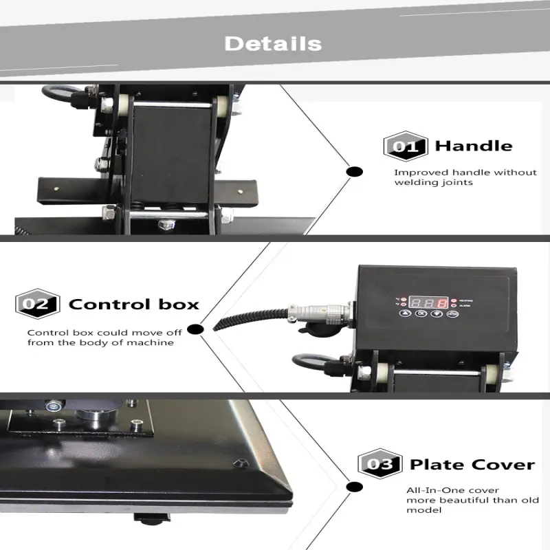 t shirt heat press machine 38cm x 38cm High Pressure Heat Press For T-shirts New Digital Industrial Sublimation Printer