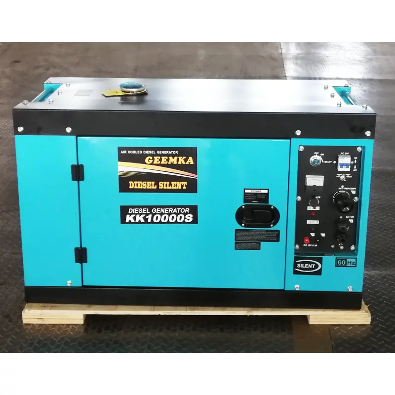 8KW 10KVA Silent Type Air-cooled Motor Generator Diesel Generator For Home With