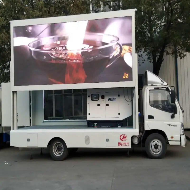 Outdoor Mobile Van Led Screen P6 Advertising Led Panel Video Display Led Truck