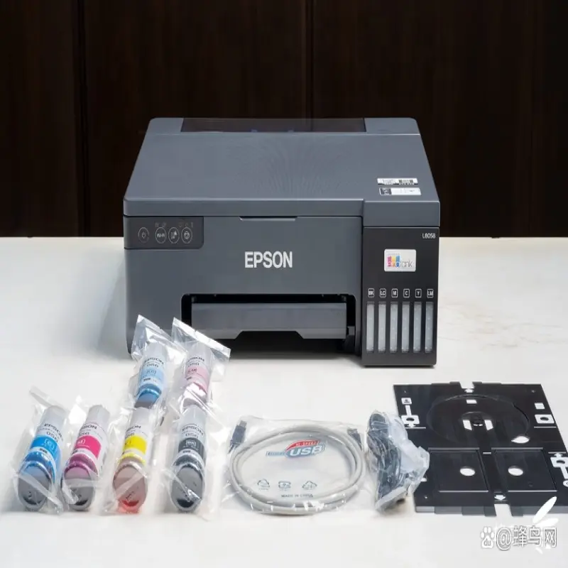 L805 L8058  Six-Color High-Speed Ink Box-Type Inkjet Continuous Supply Photo Printer Color Network Wireless WiFi Professional Ph