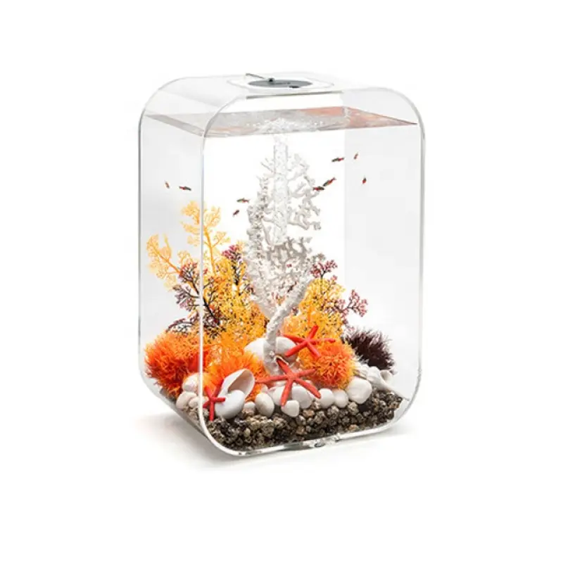 Customizable 60L Aquarium Acrylic Table Aquarium Transparent Fish Tank