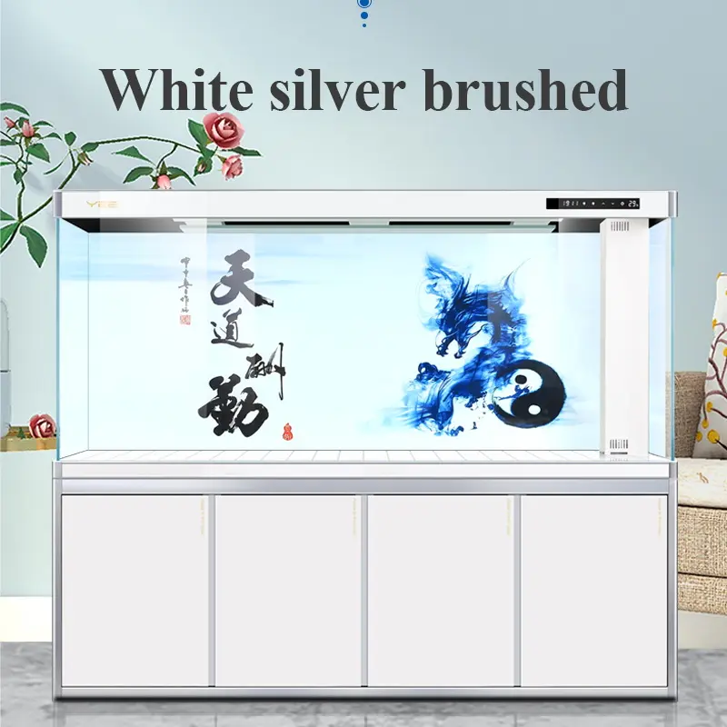 High Quality Aquarium Super White Glass Aquarium Arowana Cabinet Fish Tank