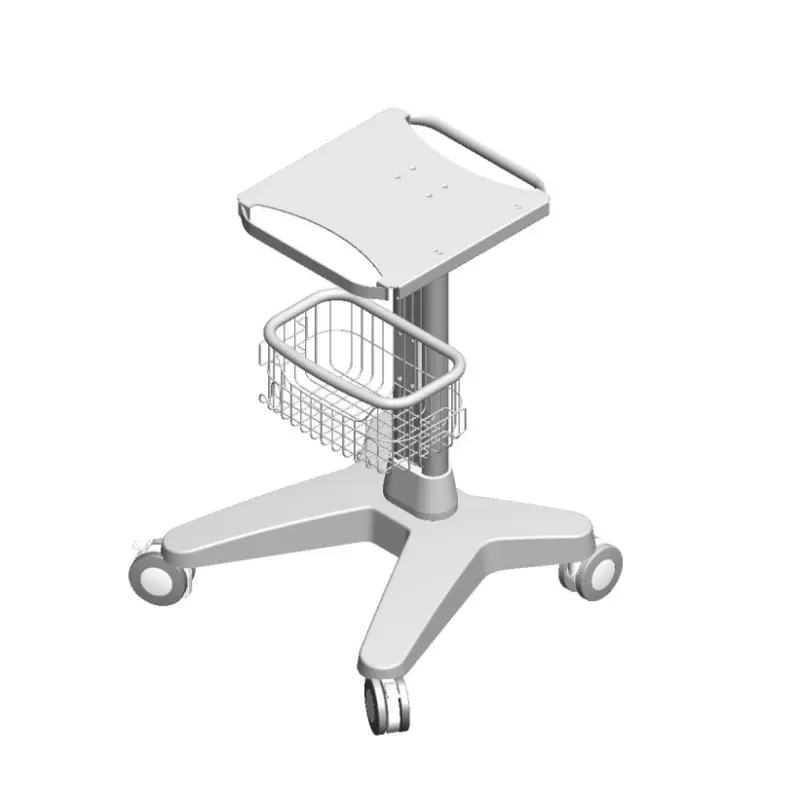 PP basement hospital furniture mobile eeg machine portable ecg machine portable  ECG device ECG trolleys with ISO 13485