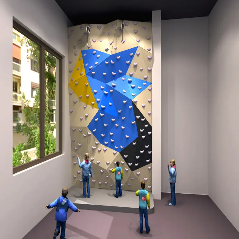 Indoor And Outdoor Artificial Rock Climbing Wall  Game for kids and adults