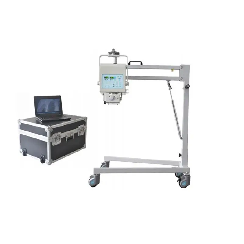 Hospital DR Flat Panel Mobile X Ray 5kw touch Screen Digital Portable X-ray Machine Equipment