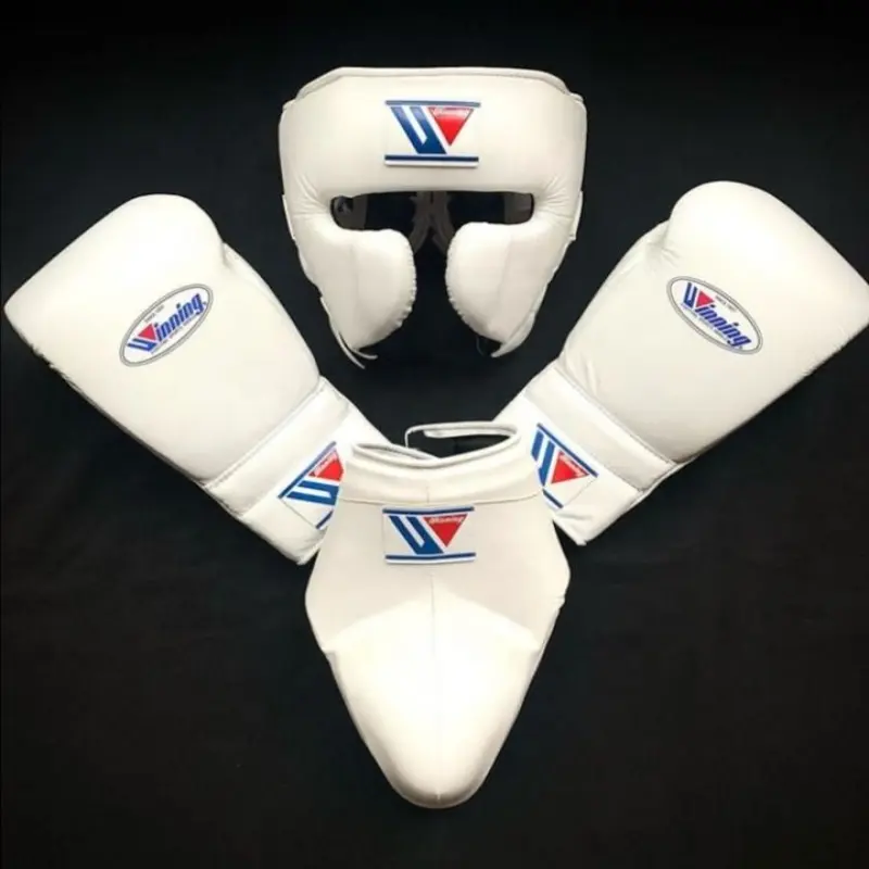 Customized Made Winning Sparring Set New Designs Made With Genuine Leather Custom OWN Professional Boxing Gears