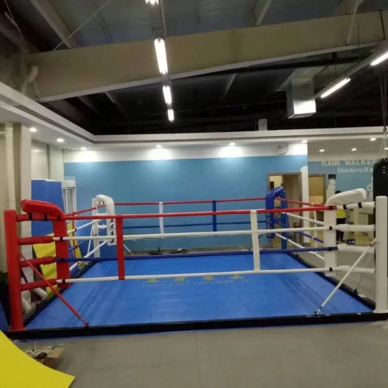 Good Quality MMA Floor Boxing Ring &amp; Professional Stage Elevated Type Boxing Ring