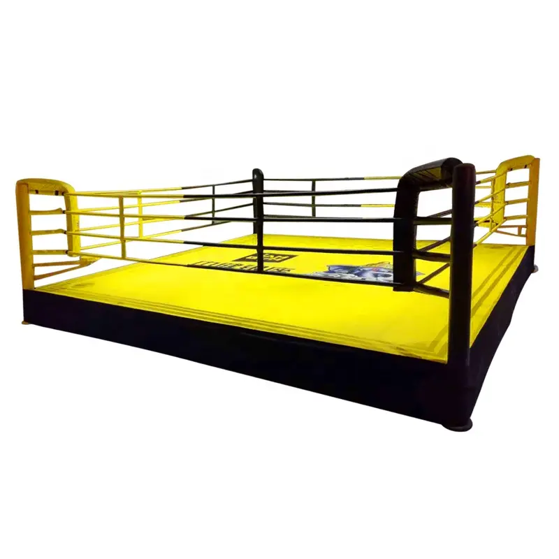 Good Quality MMA Floor Boxing Ring &amp; Professional Stage Elevated Type Boxing Ring