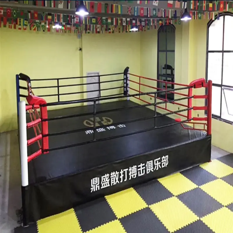 Good Quality MMA Floor Boxing Ring &amp; Professional Stage Elevated Type Boxing Ring