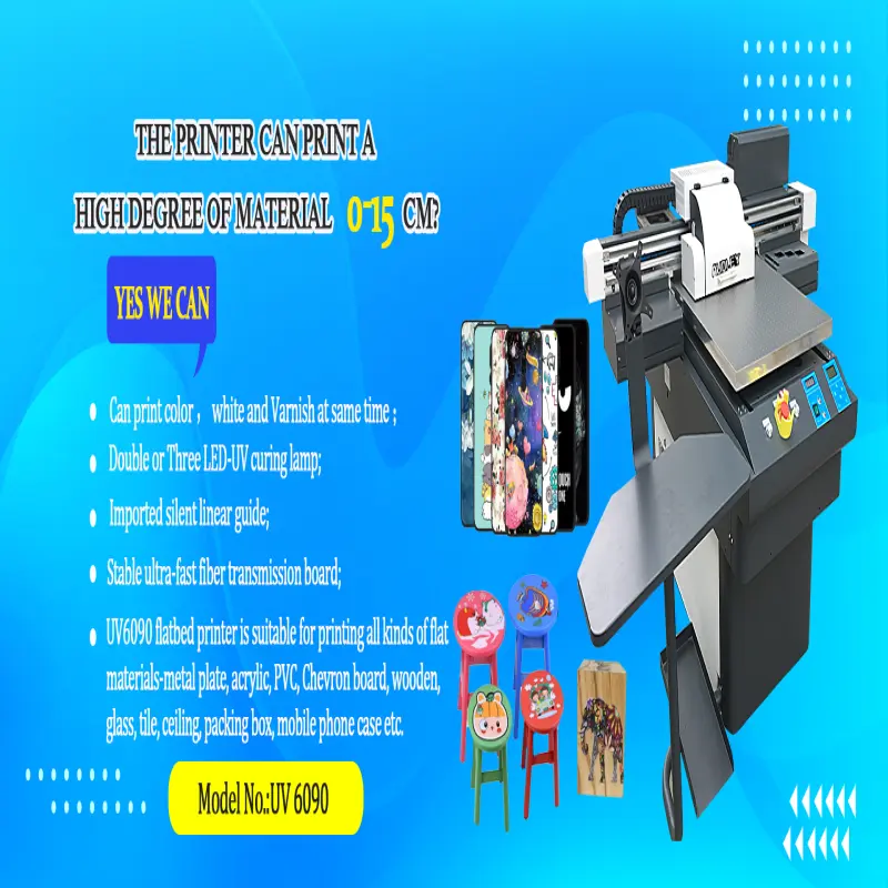 Flatbed A2 A3 Ink A4 For Mobile Case Wall Direct Jet Textile Tabletop Rotary Mini Uv Printer