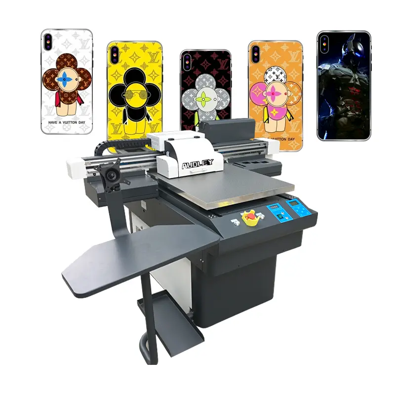 AUDLEUY A1 Large Size Print Format 3d Effect Uv Flatbed Printer 6090 Sign Uv Led Printing Machine On Any Material Printing