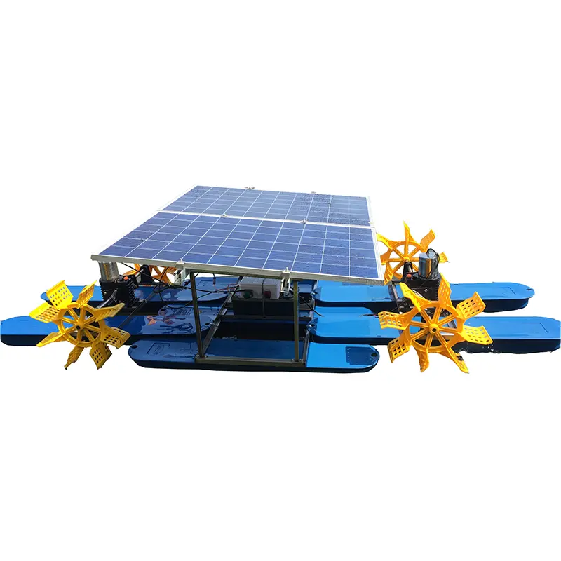 Solar Powered Fishpond Aerator for Prawn or Fish Farming