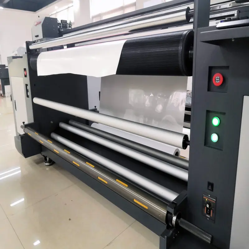 Hybrid UV printer UV roll to roll and flatbed print UV wide format transparent glass sticker leather cotton fabric printer