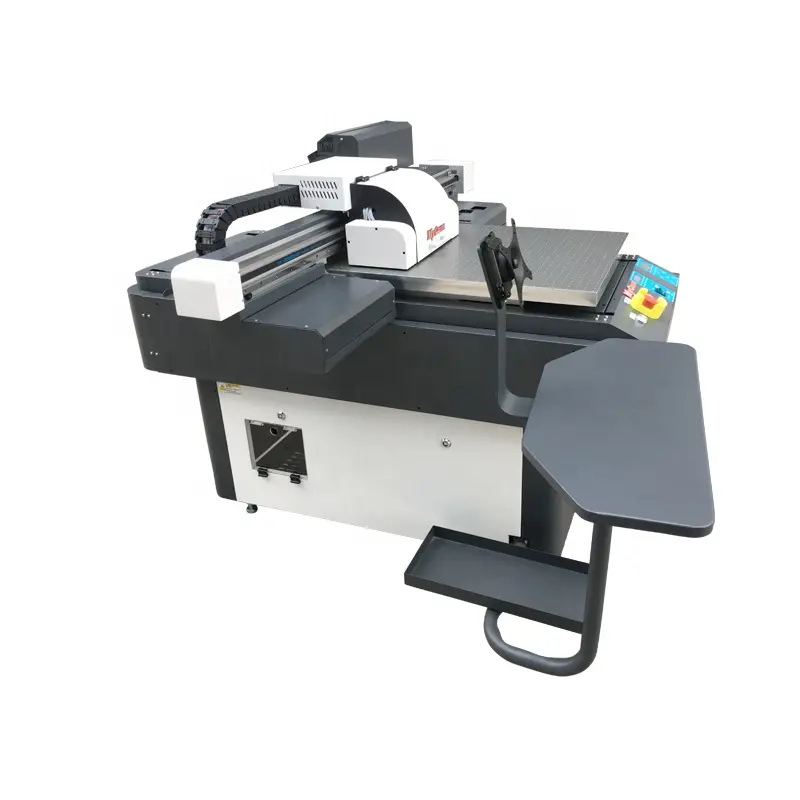 Flatbed UV Printer Phone Case 6090 LED UV Flatbed Printing Machine with Varnish for Home Home Custom DIY Printing