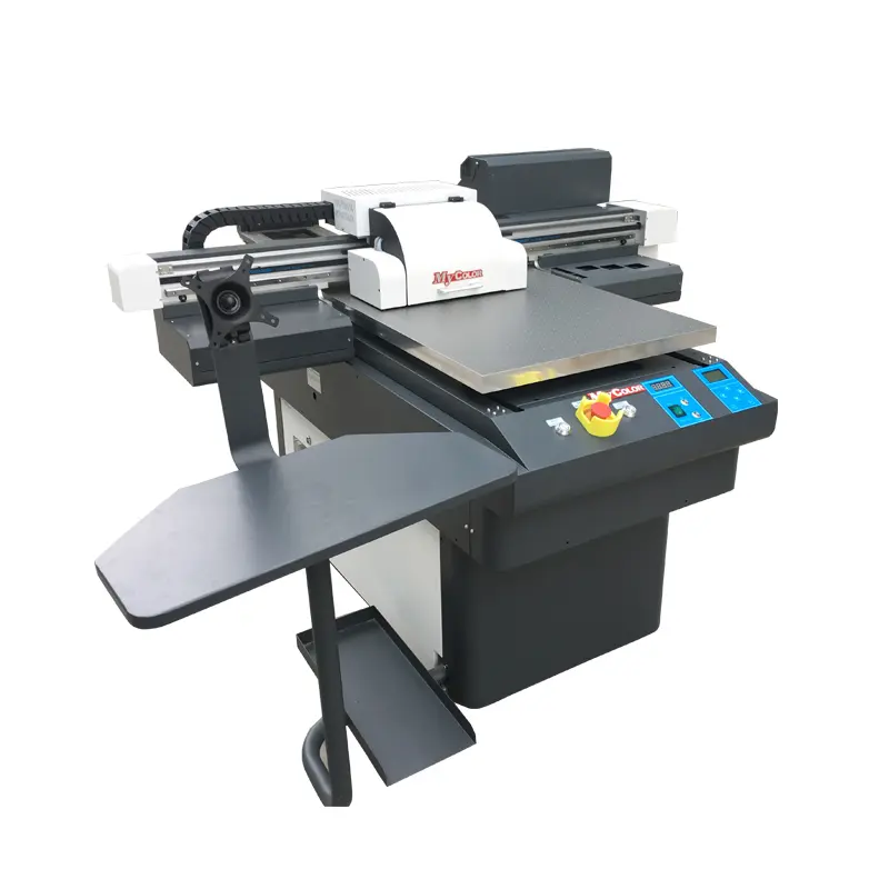 Flatbed UV Printer Phone Case 6090 LED UV Flatbed Printing Machine with Varnish for Home Home Custom DIY Printing