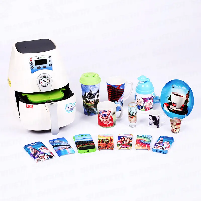 Mini 3D Sublimation Vacuum Heat Press Machine Mobile Phone case Mug Printing Machine Custom Service