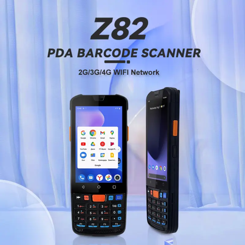ZCS Z82 Keyboard Industrial Logoistics Pda 1D 2D Barcode Scanner RFID NFC Tag Reader Android Pda