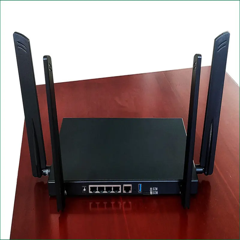 HUASIFEI QCA IPQ6010 chip quad-core 5G modem gigabit port wifi hotspot supports dual SIM card slot WIFI 6 router CAT12 CAT20