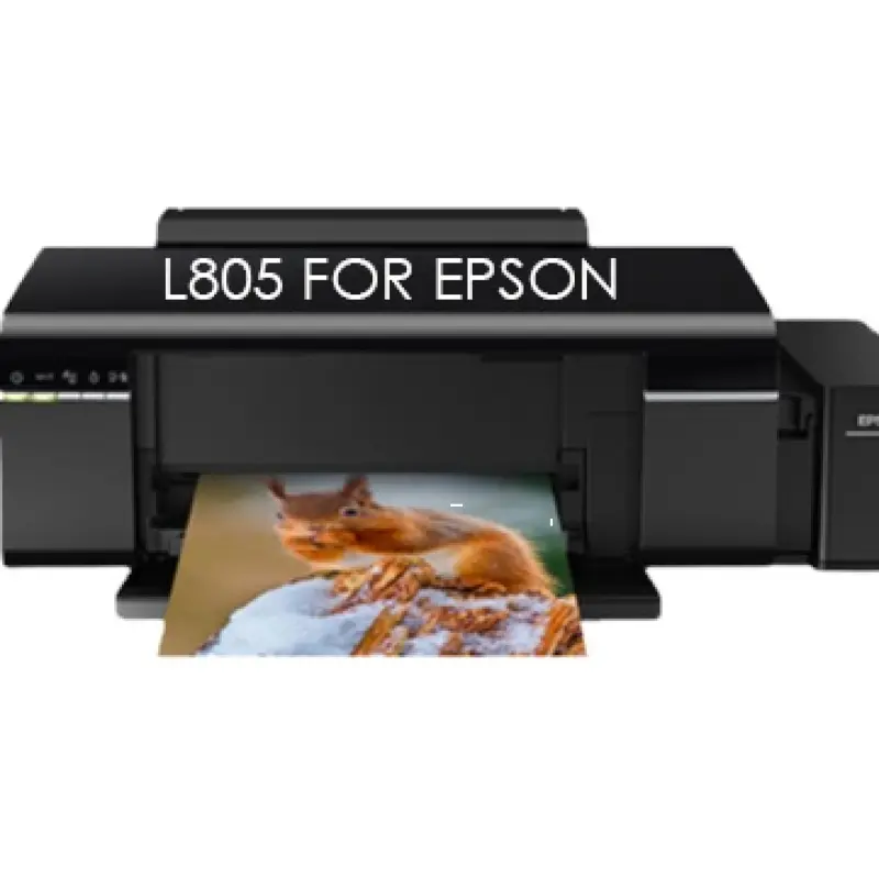 Six color label continue inkjet printer on sales A4 Model automatic Desktop id card UV inkjet printer for EPSON L805