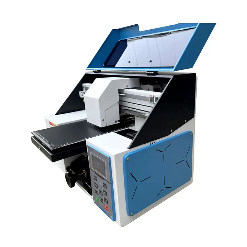 Proprinter Small Business Uv Printer A4 Uv Flat Bed LED Printing Machine For Plastic Lipgloss Tubes Business Card Cans