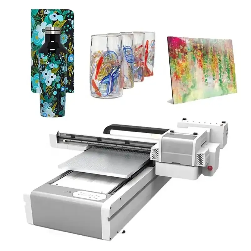 Digital Inkjet Machine Supplier Printing Led Small Flatbed 6090 UV Printer for Mobile Phone Case