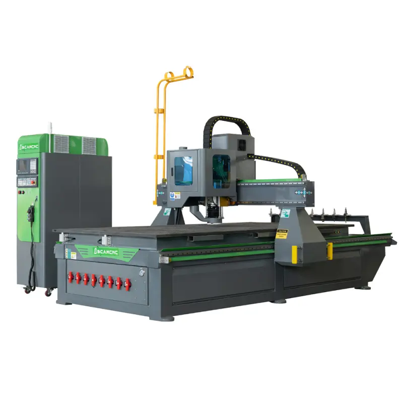 CNC Wood Carving Machinery Furniture Manufacturing  Atc CNC Router with Auto Loading Table in Shandong Province