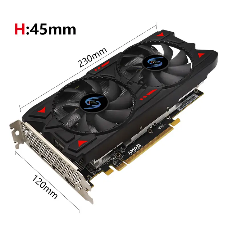 RX580 8G DDR5 Video card Gaming Pc Graphics Cards External Graphics Card For Laptop