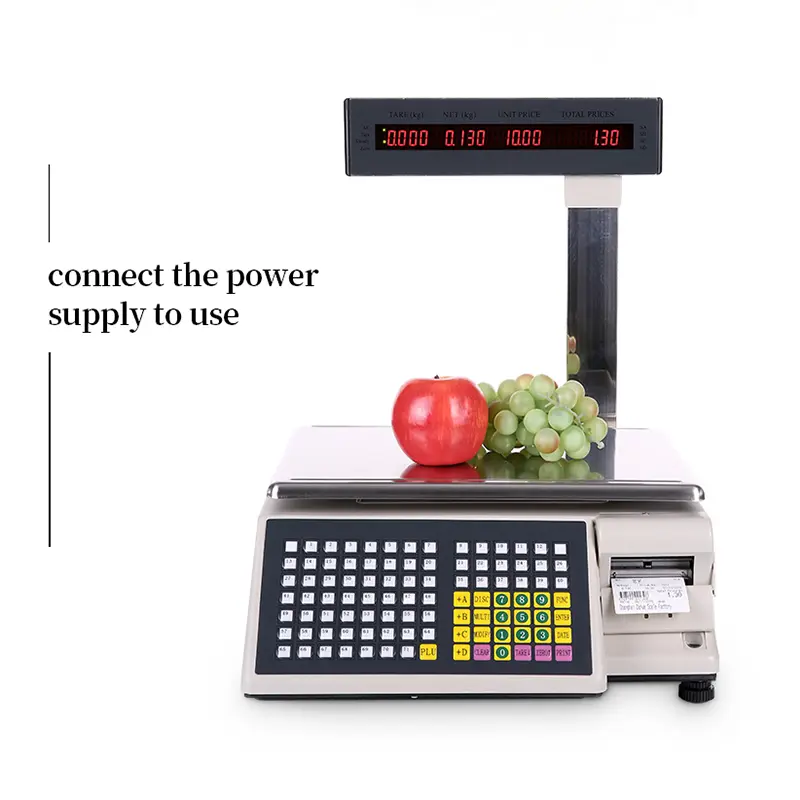 Tcang 30Kg Tma Barcode Label Printing Scales Retail Shop CashRegister Price Computing Scale Ce Electronic For Fruits Supermarket