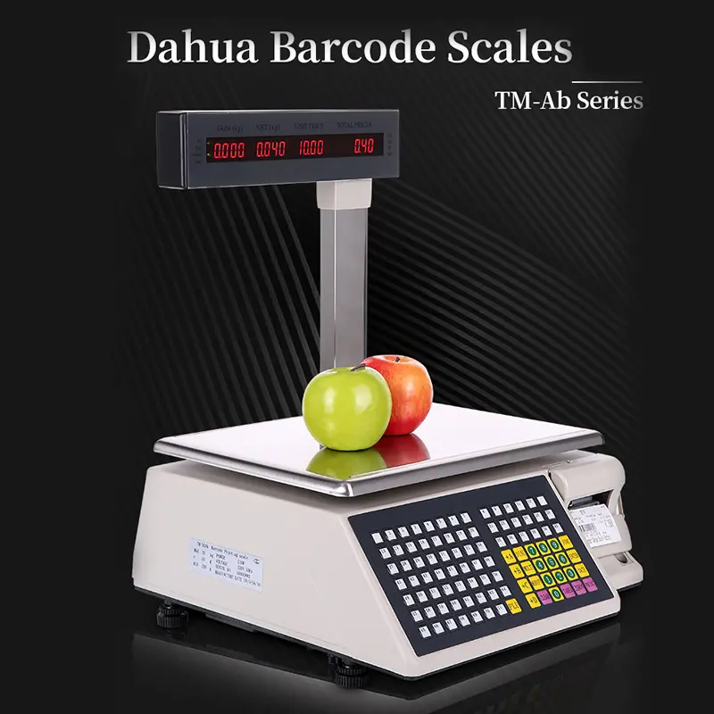 Tcang 30Kg Tma Barcode Label Printing Scales Retail Shop CashRegister Price Computing Scale Ce Electronic For Fruits Supermarket